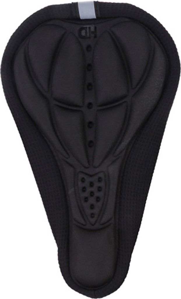 Dickes Fahrrad Fahrrad EVA Pad Sitzkoffer Bequemes Sattelbezug Fahrradkissen Schwarz