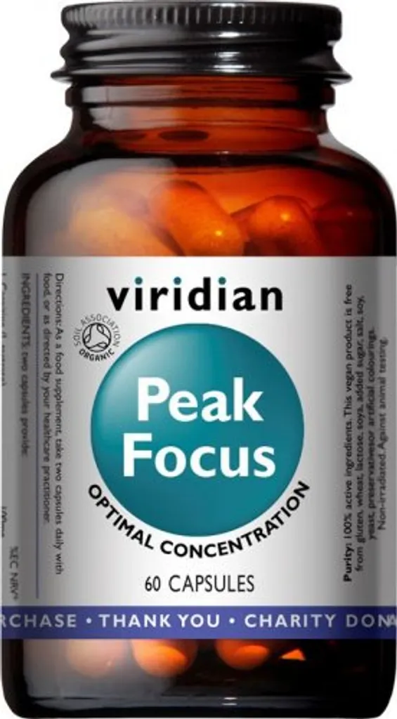 Peak Focus Fonction Cognitive : 60 gélules riches en actifs naturels