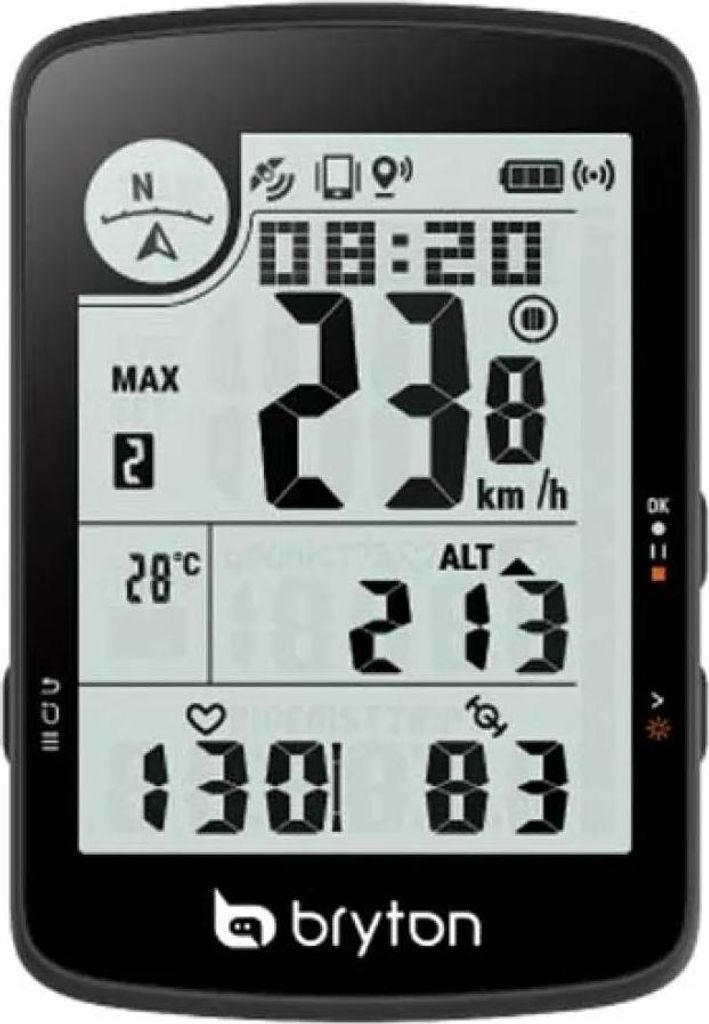 Bryton Rider 17e Fahrradcomputer Durchsichtig Durchsichtig One Size