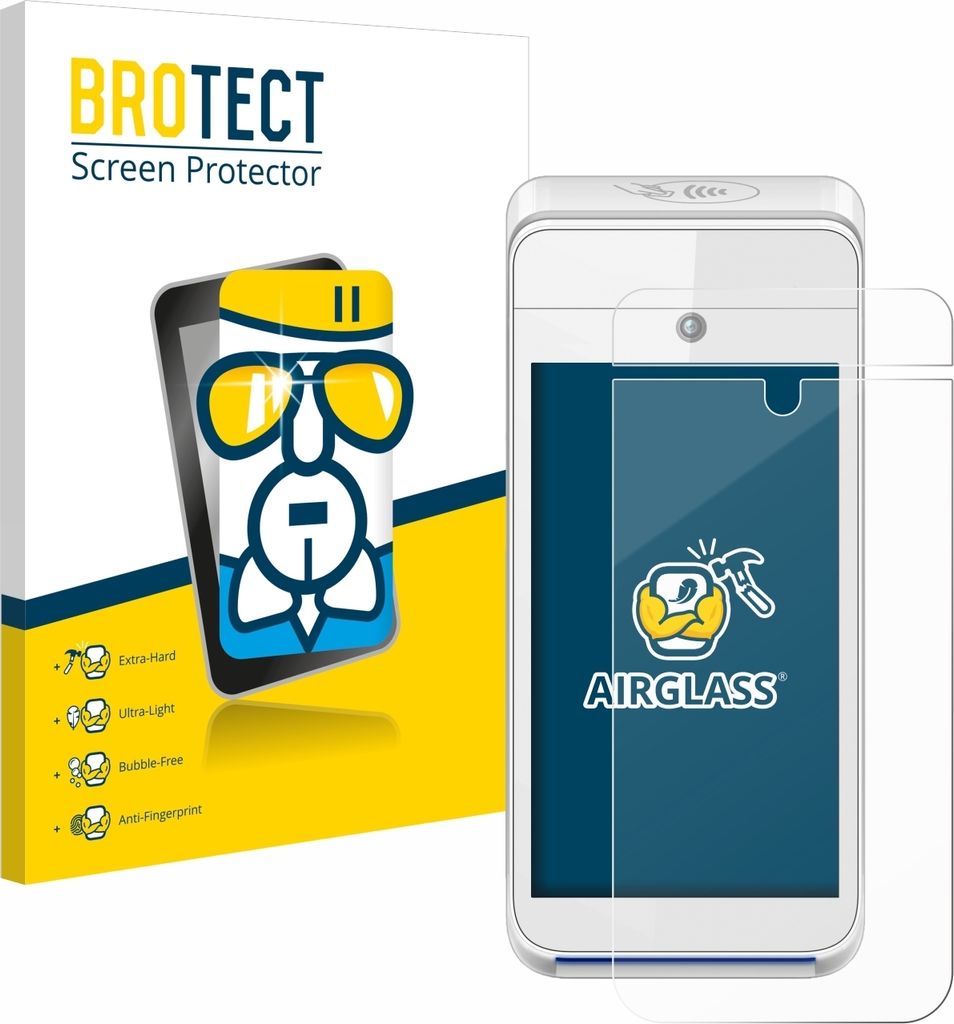 BROTECT Schutzglas für Pax A920 Schutzfolie Panzer Folie Glas Display Schutz klar