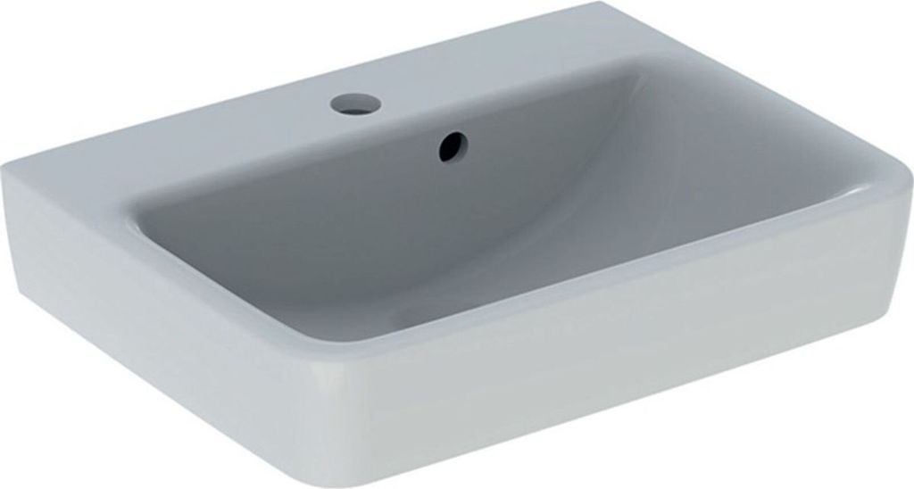 Geberit Handwaschbecken RENOVA PLAN 500x380mm mit Hahnloch Produktbild 
