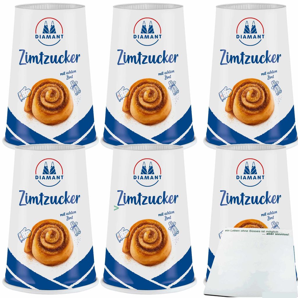 Diamant Zimtzucker mit echtem Zimt 6er Pack (6x200g Produktbild 