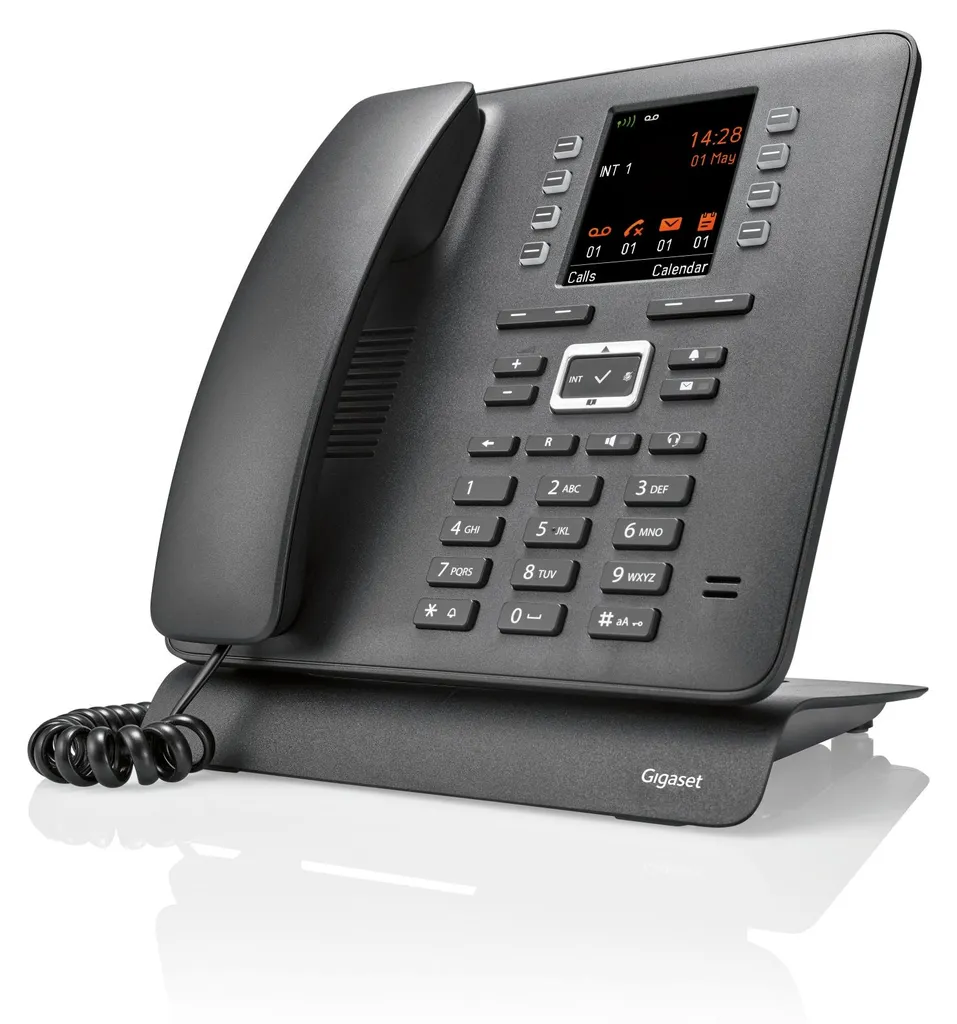 Gigaset Maxwell C DECT noir avec écran couleur et audio HD professionnel
