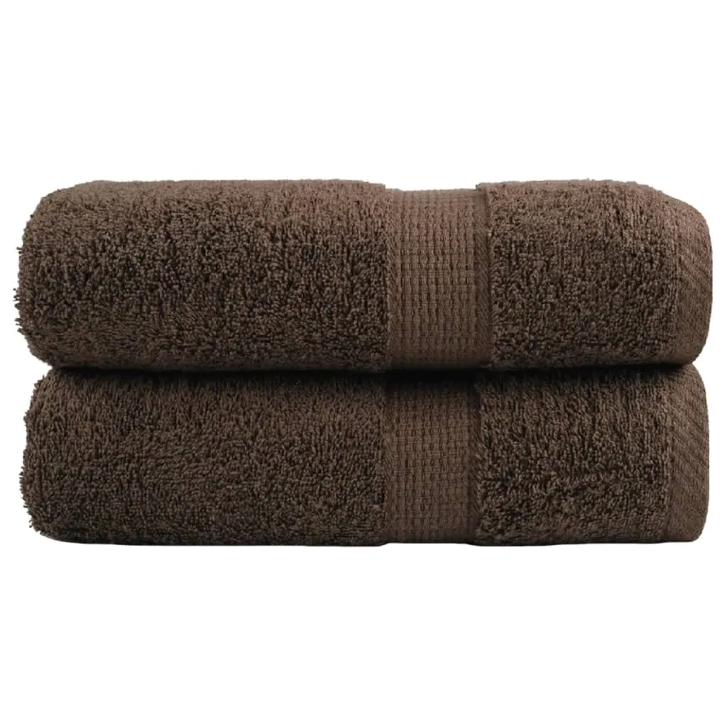 Panni SOLUND Premium 2 pz Marrone 30x30 - Spessi 600 g/m² Top Scelta