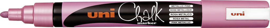 uni-ball Kreidemarker Chalk marker PWE5M rosa metallic