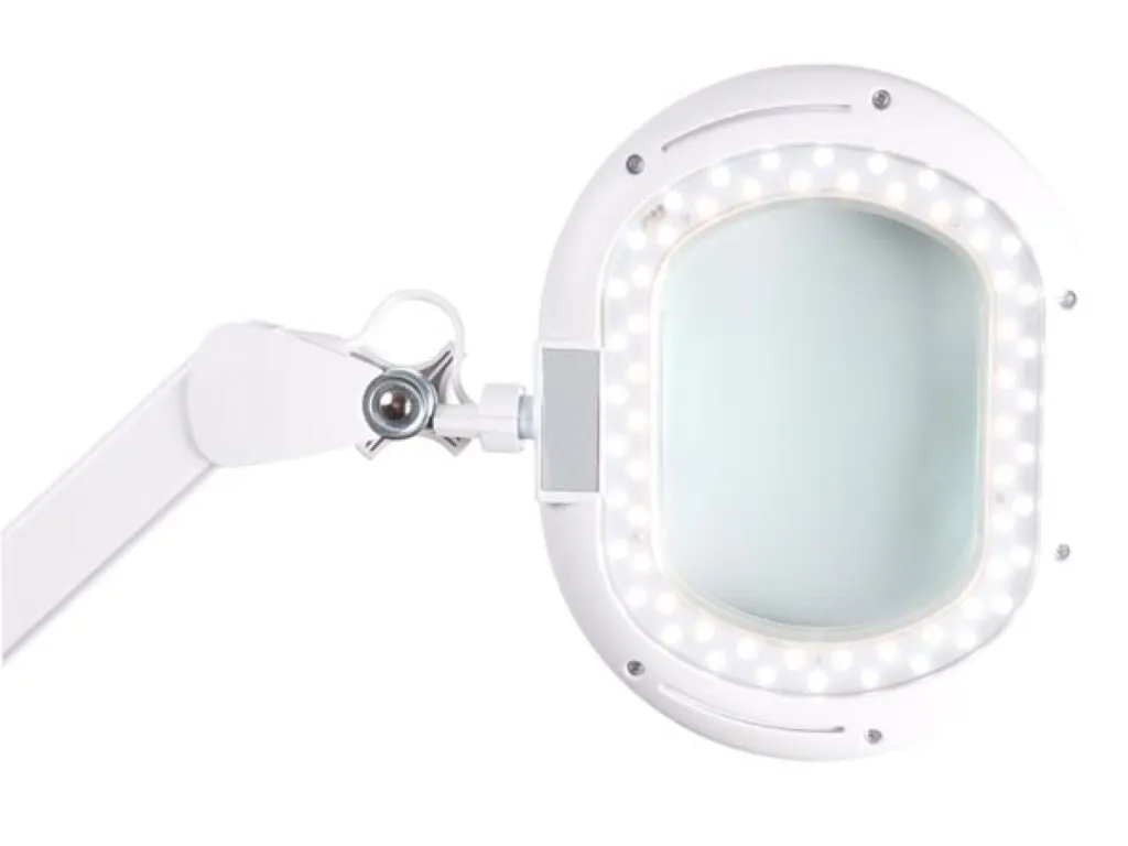 Lampe de bureau loupe LED 5 dioptries réglable blanc chaud et froid - 2