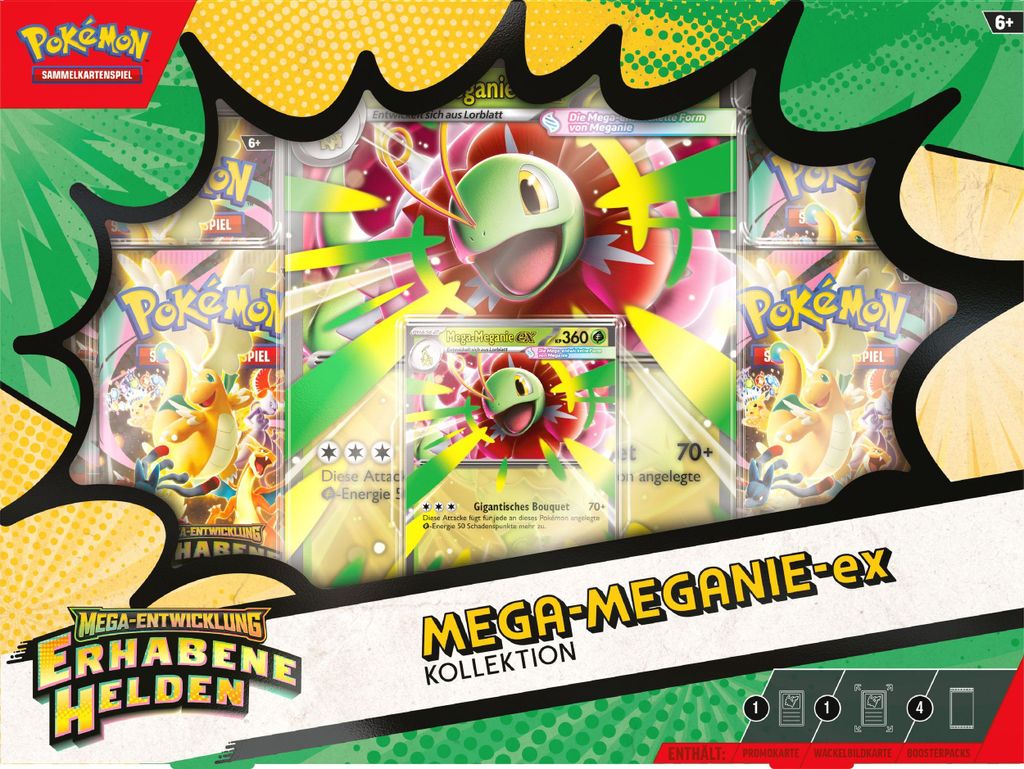 Mega-Meganie Kollektion | Pokemon Sammel-Karten deutsch Produktbild 