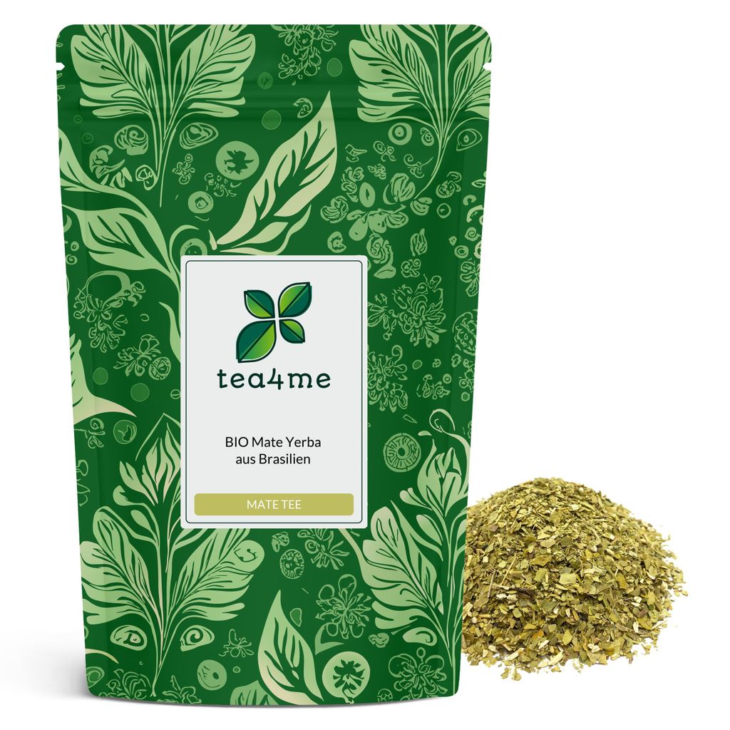 tea4me BIO Mate Yerba grüner Matetee aus Brasilien