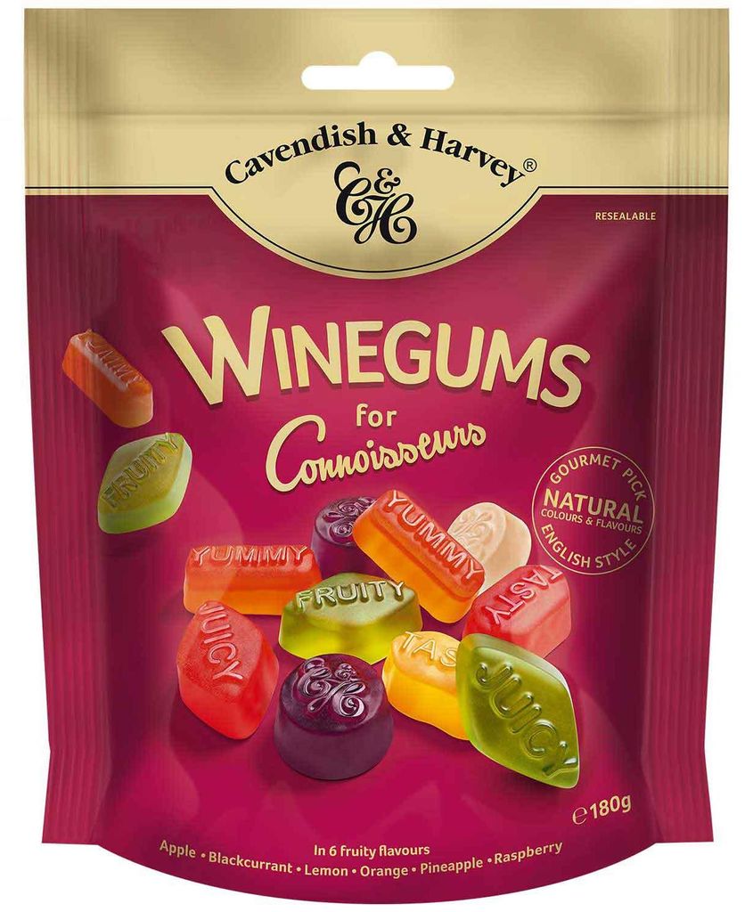 Cavendish & Harvey Winegums English Style 180g Produktbild 