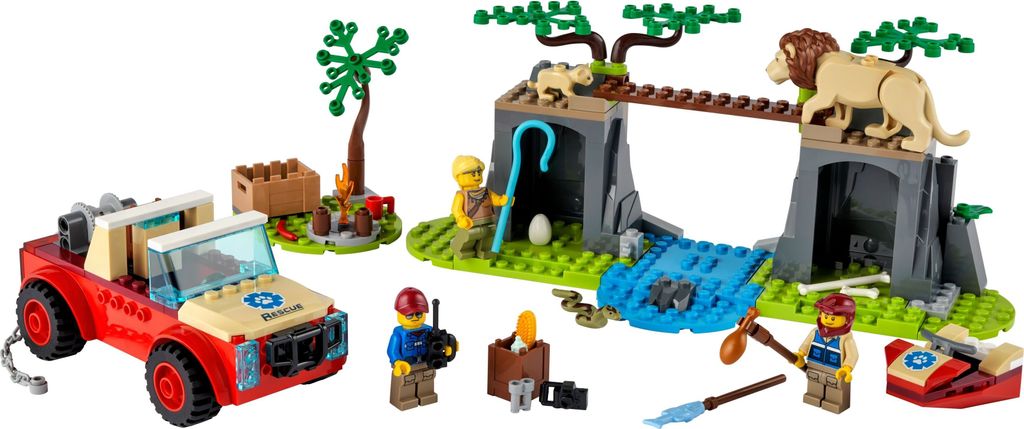 LEGO City Záchranářský teréňák do divočiny, Sada na Obrázek produktu 