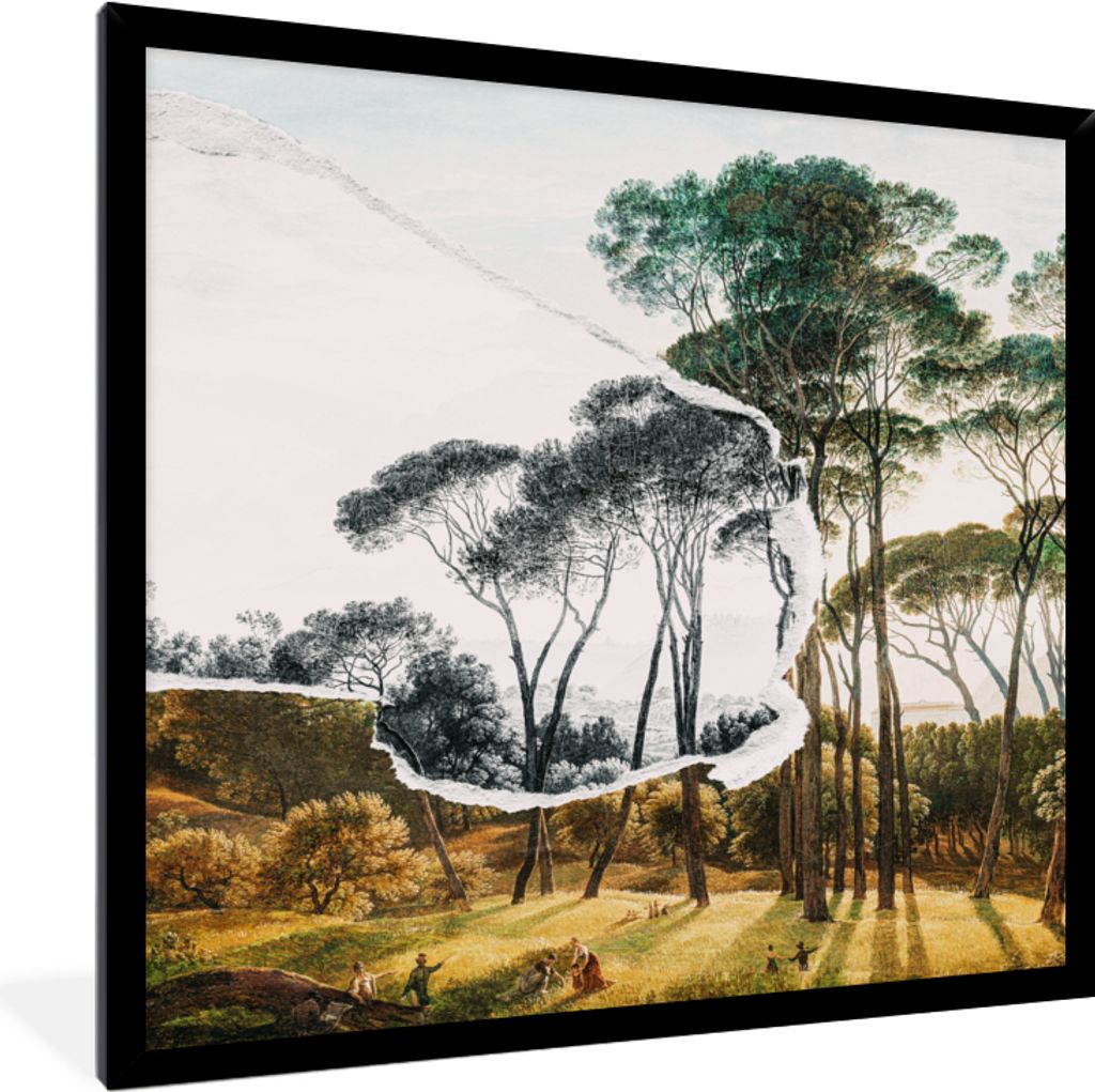 MuchoWow® Gerahmtes Poster Italienische Landschaft Produktbild 