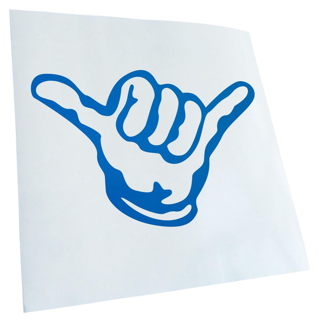 hauptsachebeklebt Kiwistar - Autoaufkleber - Hang Loose - Alles locker - Shaka Heckscheibe - Aufkleber für Auto Kfz Fahrrad, LKW, Truck Mofa