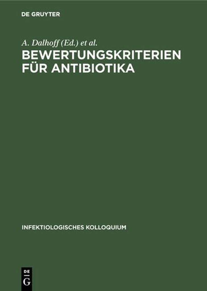 Bewertungskriterien für Antibiotika