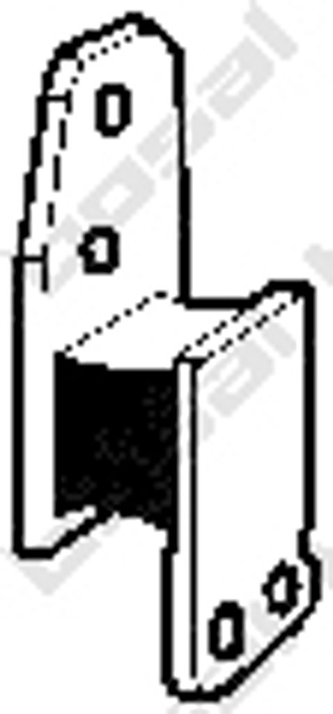 Bosal Anschlagpuffer, Schalldämpfer Endschalldämpfer 255-600