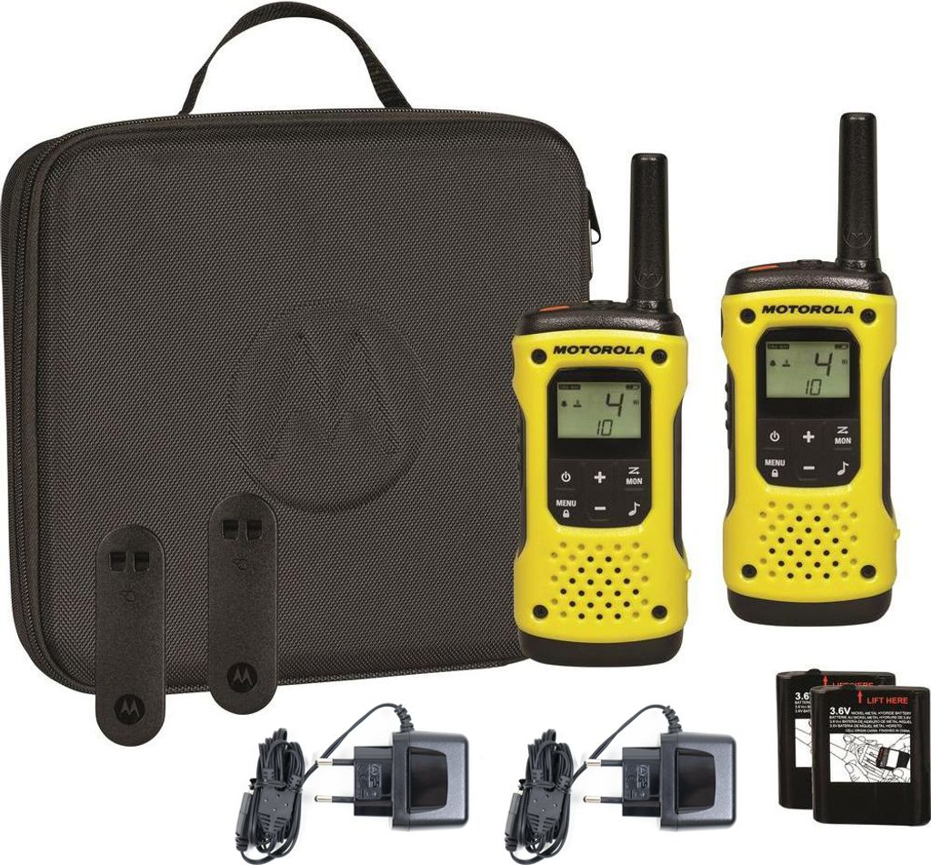 Walkie-Talkie Motorola T92H2O (2 Pcs) Gelb Schwarz Produktbild 9