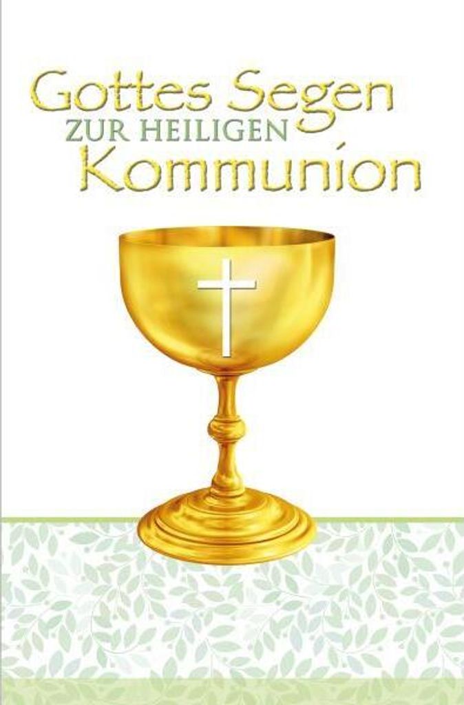 AV - Kommunion - Glückwunschkarte im Format 11,5 x 17 cm mit Umschlag