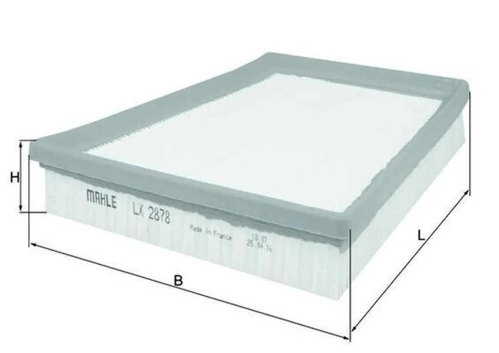 Filtre à air KNECHT LX 2878 pour moteur essence et diesel haute qualité