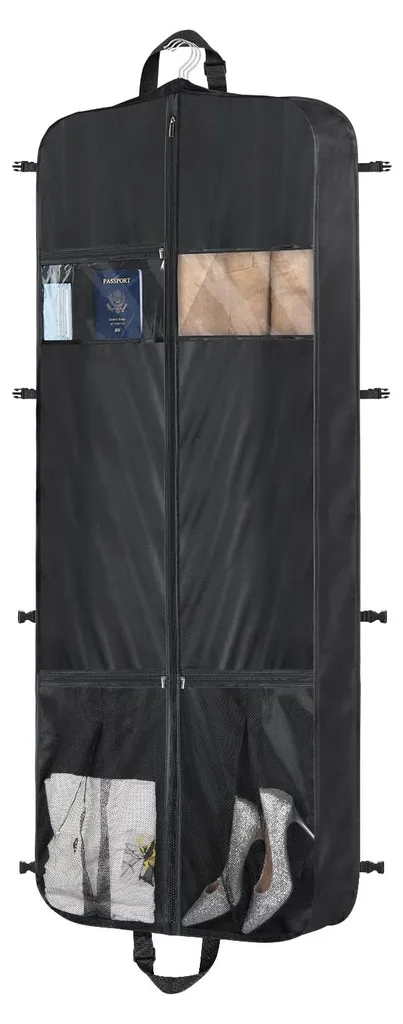 Sac de transport pour vêtements respirant avec rangement chaussures