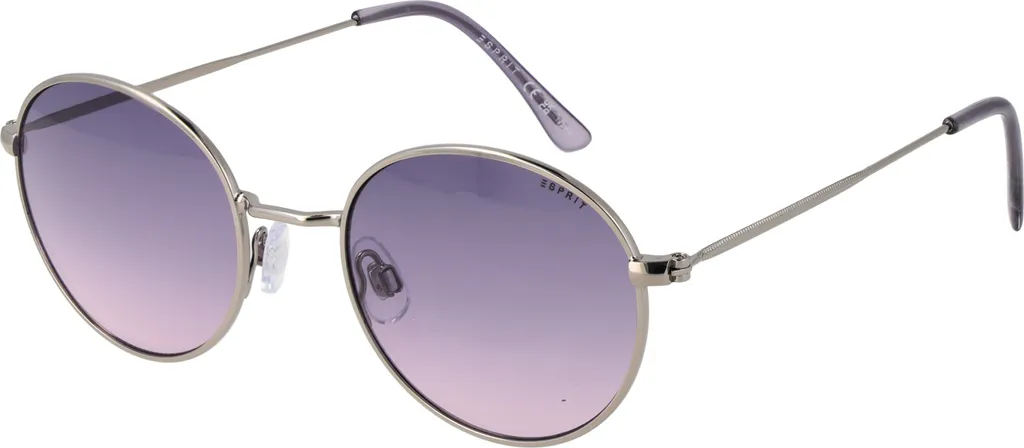 Esprit ET39204 577 49: Occhiali da Sole Tondi Vintage in Metallo Argento