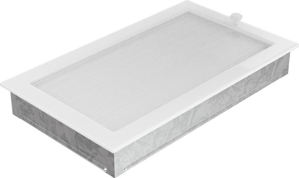 Copertura di ventilazione 22x37 bianca con veneziane Immagine del prodotto 