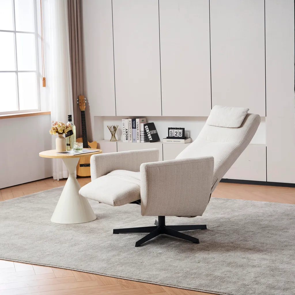 Fauteuil Relax Ergonomique Beige : Dites Adieu à la Fatigue du Dos - 9