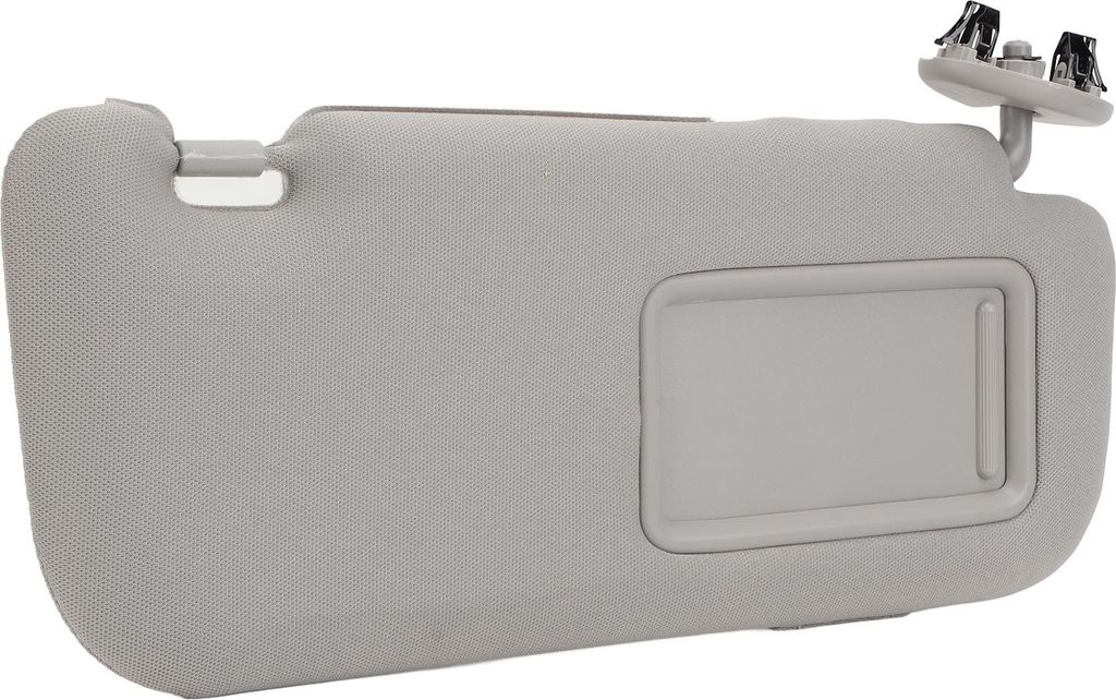 Sonnenblenden-Stoff, grauer Abschirmspiegel mit Make-up-Ersatz für Toyota Corolla 2007 bis 2013, rechts 74310-02F60-E0