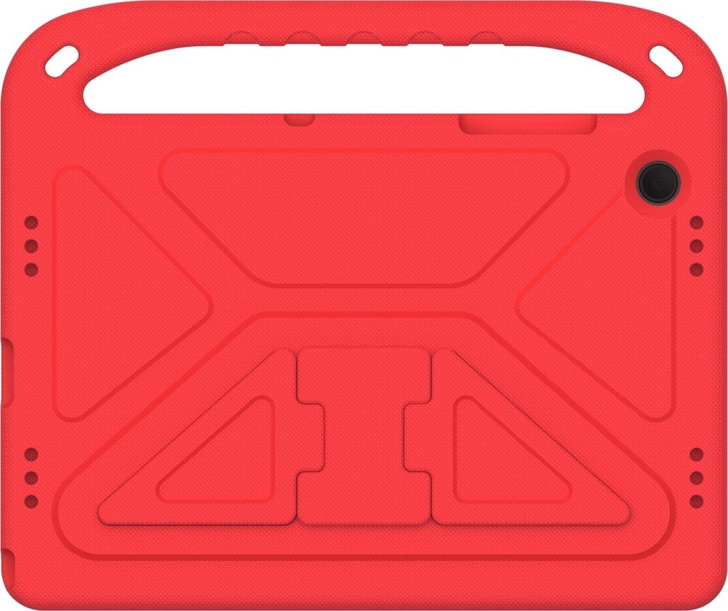 Mobigear AeroArmor Samsung Galaxy Tab A9 Plus (2023) Tablet Hülle für Kinder mit Tragegriff + Stifthalter - Rot