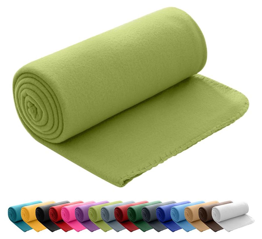 Polar Fleecedecke 130x160 OEKO-TEX ca. 400g Gewicht, mit Produktbild 