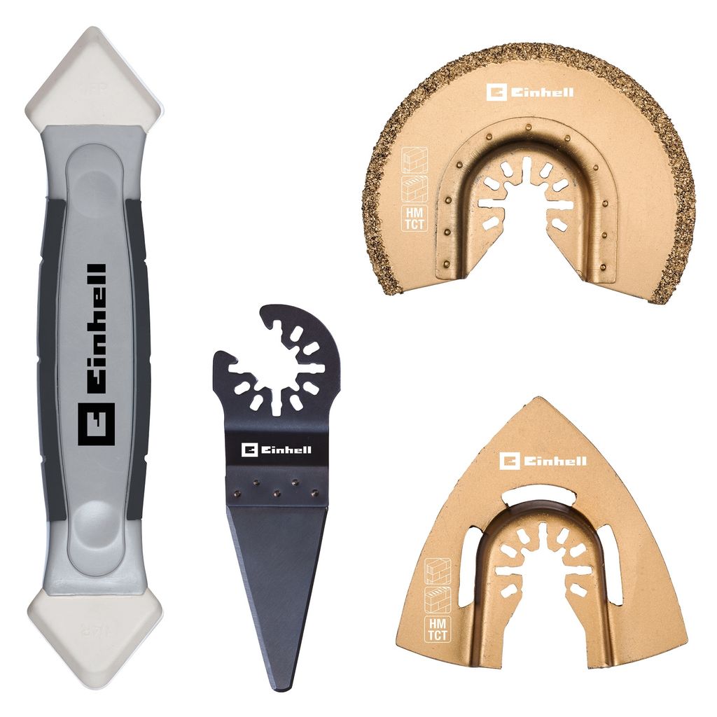 Einhell Multifunktionswerkzeug-Zubehör Multitool Set tiles 4pcs
