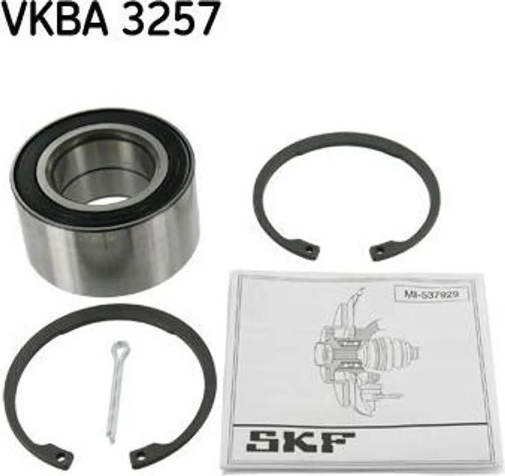Kit roulement de roue arrière pour Cielo Nexia et Espero SKF VKBA 3257