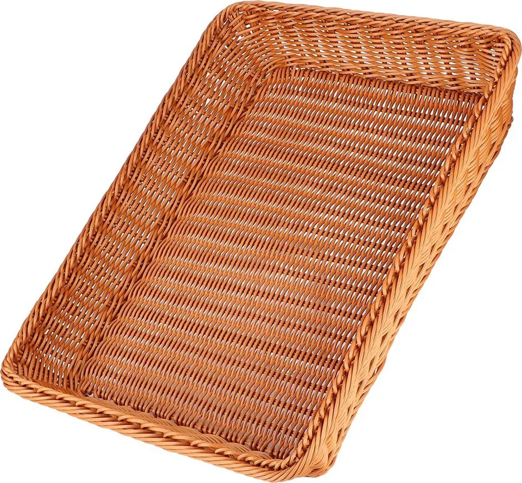 Panier de présentation à pain rectangulaire XL pour buffet et table