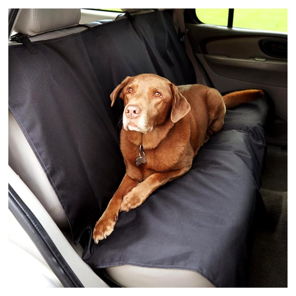 Hundedecke für die Rückbank im Auto, Sitzabdeckung für Hunde mit Sicherheitsgurt, wasserdicht, Autoschondecke für den Kofferraum, Kratzschutz 1...