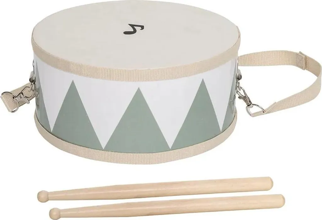 Petit tambour en bois Jabadabado - Design scandinave beige et naturel
