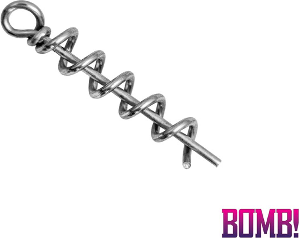DELPHIN BOMB! Twisto O-LOCK, Haken System, 30x5cm, silber, DE-669001020