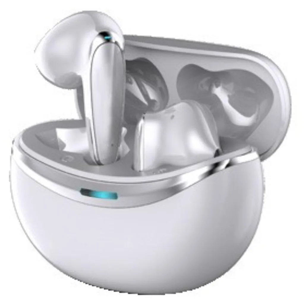 Écouteurs sans fil HiFi INF Blancs avec commandes tactiles et étui ABS