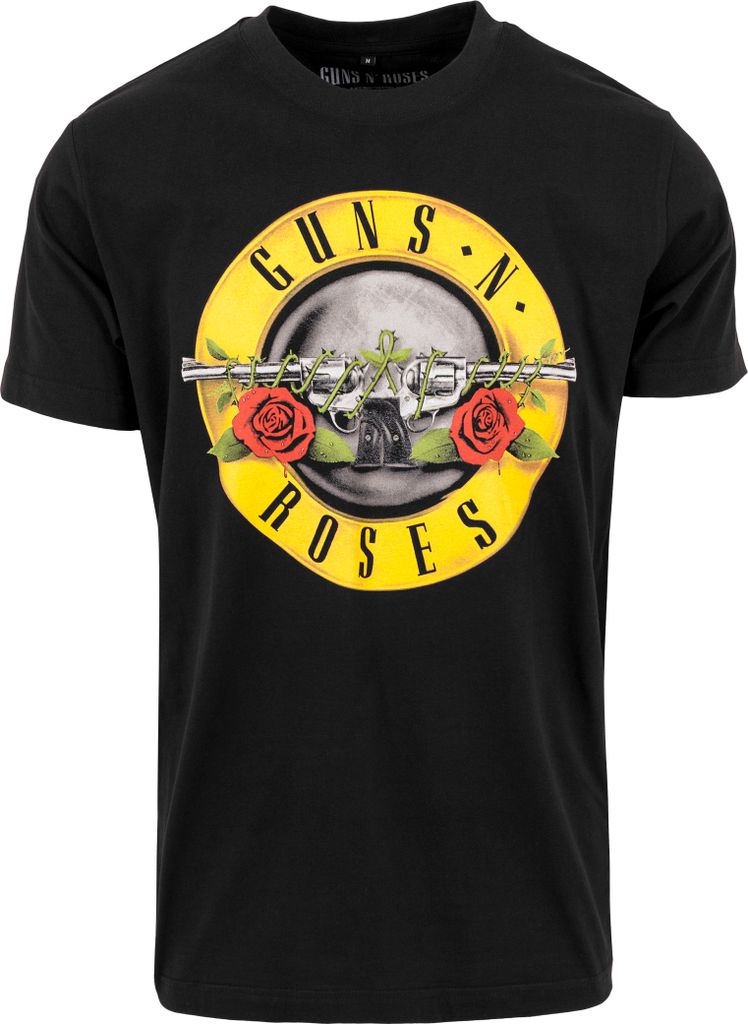 Merchcode Shirt - Guns n Roses Logo schwarz - XL