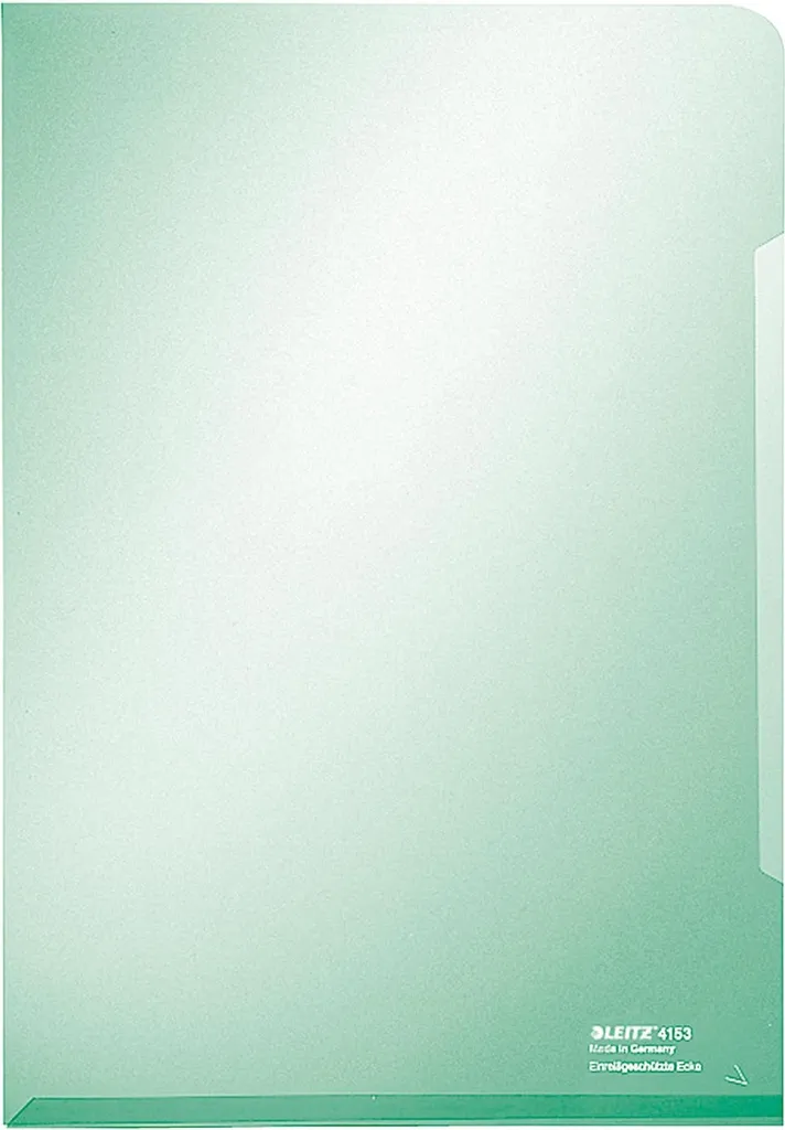 Offerta 100 Buste Leitz 41530055 A4 Verdi - PVC 150µm Super Premium
