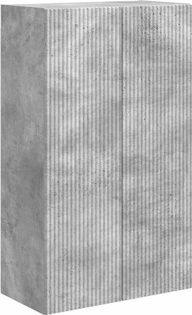 TV-Wandschrank Beton Grau 59,5 x 31 x 100 cm Holzwerkstoff