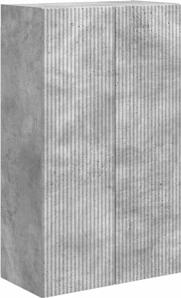 Pensile TV Grigio Cemento 100cm - Mobile Sospeso Moderno in Legno