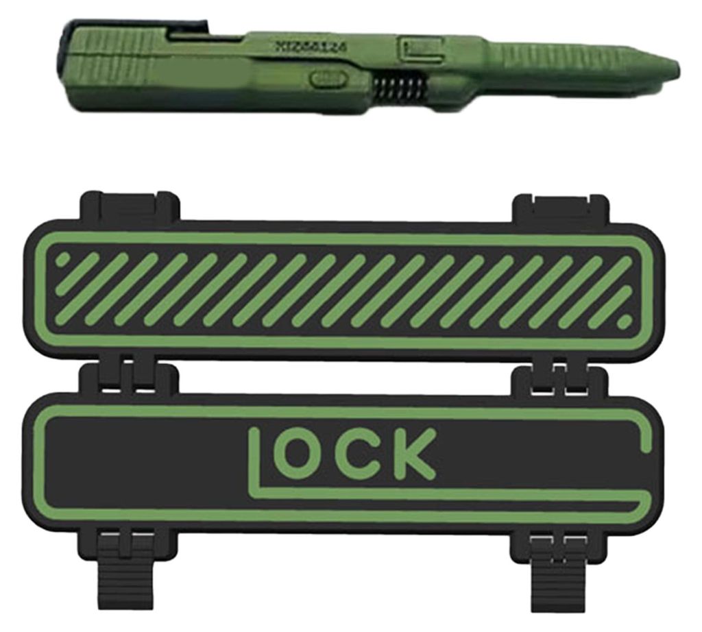 Taktischer Schiebekugelschreiber, 3D-gedruckter Bolt-Action-Kugelschreiber mit nachfüllbarer Tinte, einzigartiges Geschenk für Männer und Sammler
