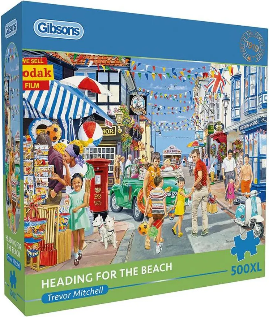 Puzzle adultes 500 pièces XL Gibsons Plage haute qualité graphique