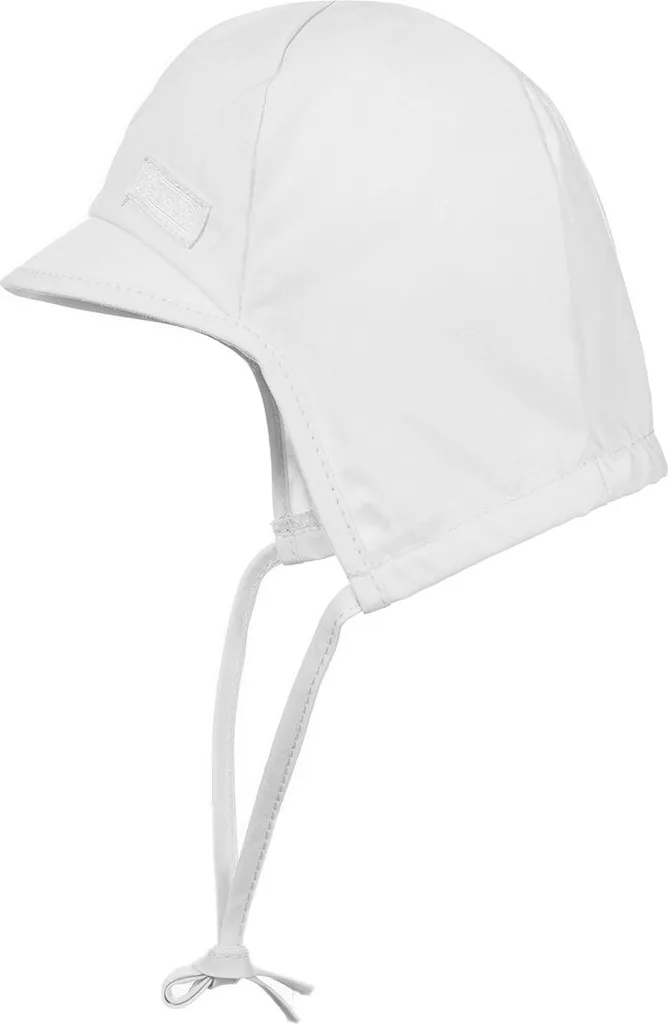 Döll Cappello Bianco con Protezione Collo per Neonati | Sole Sicuro