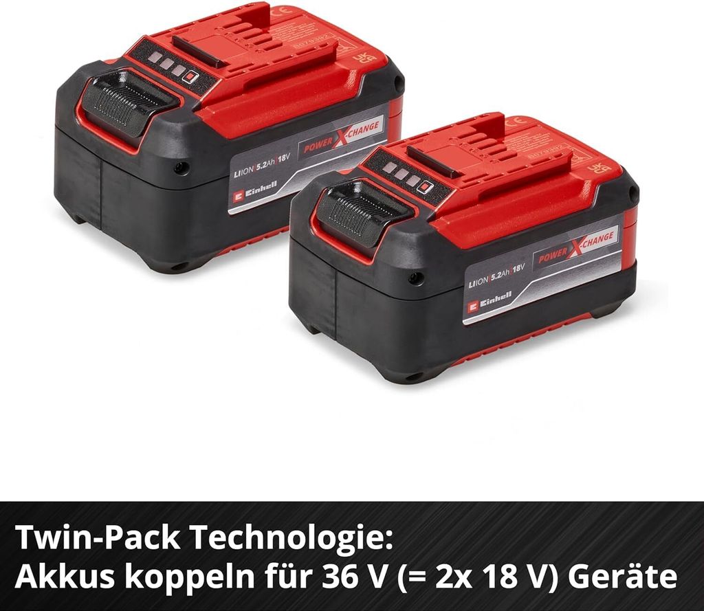 Akumulator Einhell 2x 18V 5,2Ah PXC-Twinpack, 4511526 Zdjęcie produktu 22