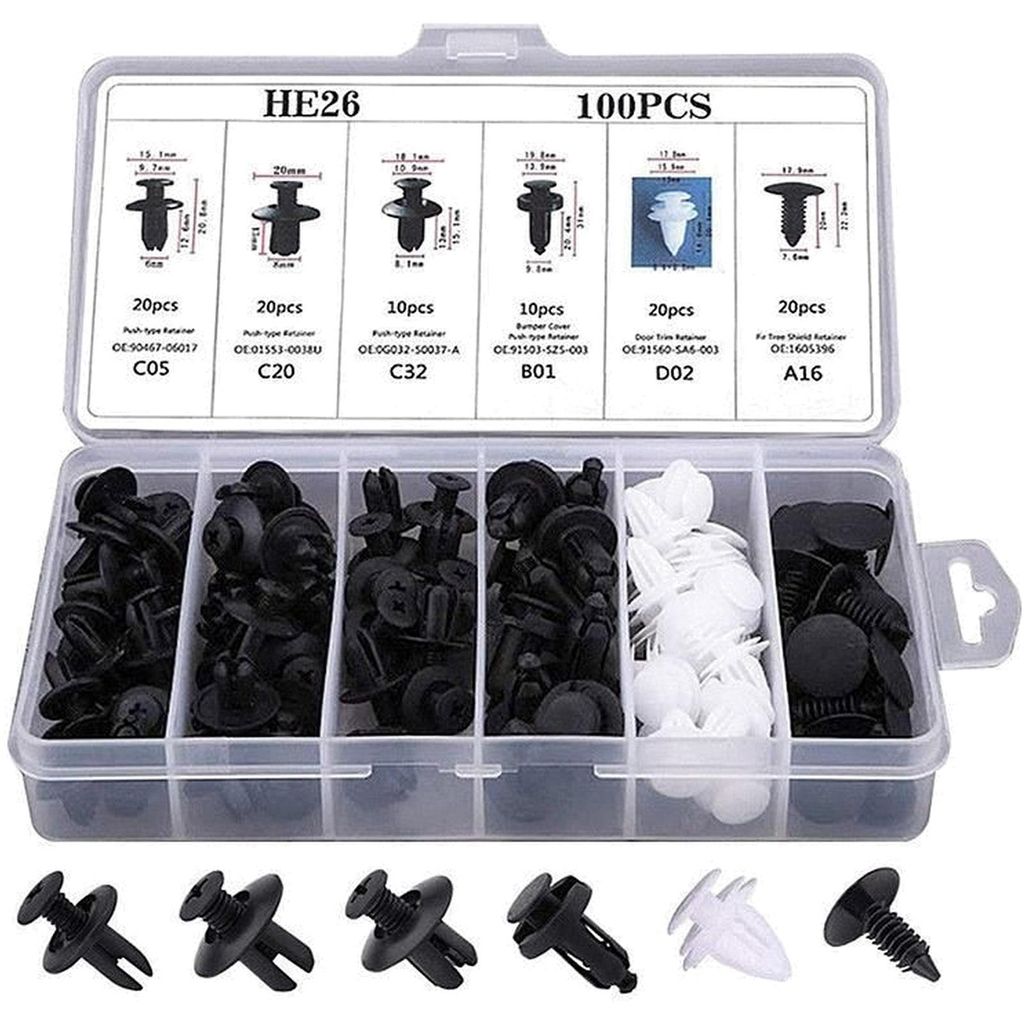Universal Auto Clips Set – Für Verkleidungen & Befestigungen