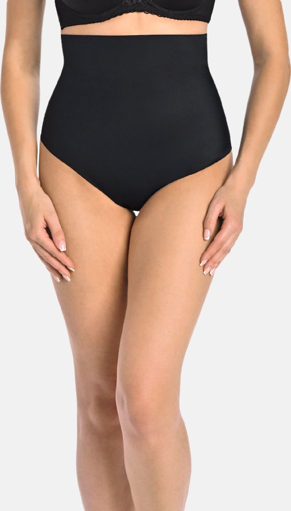 Teyli Schlankmachender hohe Taille brasilianischer Slip Shape brazilians Female 7104 schwarz S