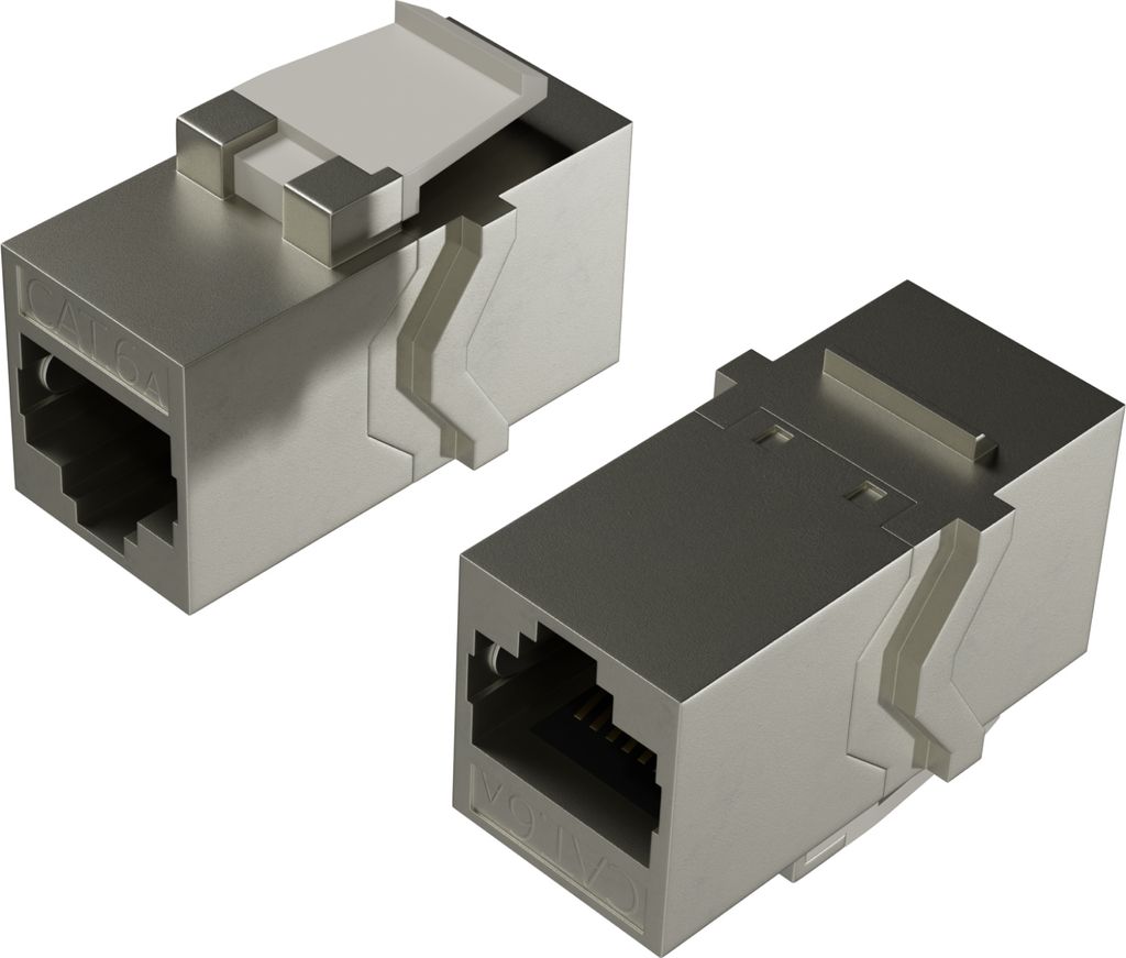 Keystone RJ45 Verbinder, CAT 6A, STP