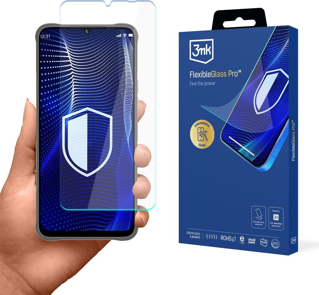 3mk Display Hybridglas FlexibleGlass Pro für MyPhone Hammer Blade Va 5G 0,3mm