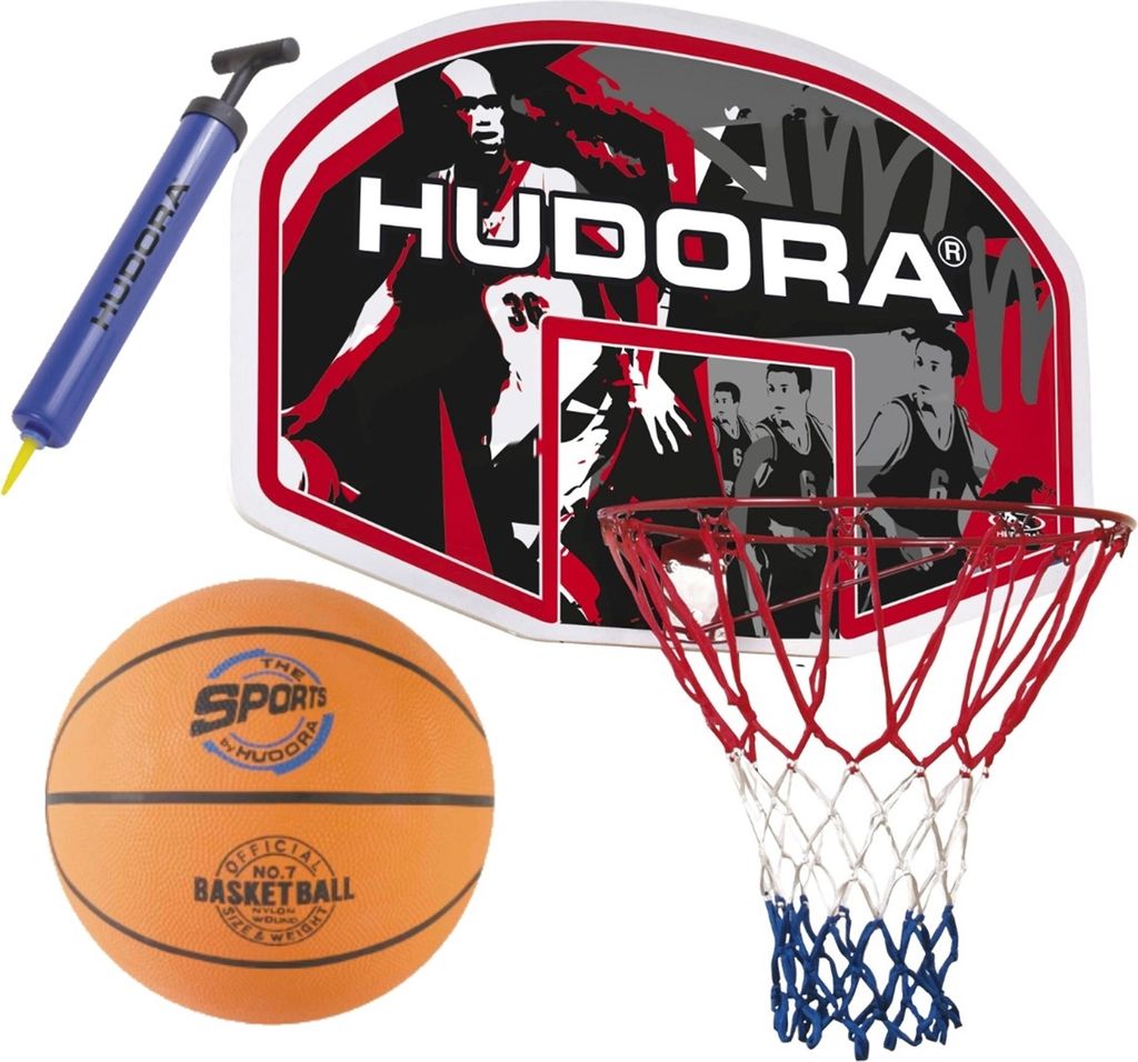Hudora 71570/621/6146 3er Set Basketballkorb In-/O Produktbild 