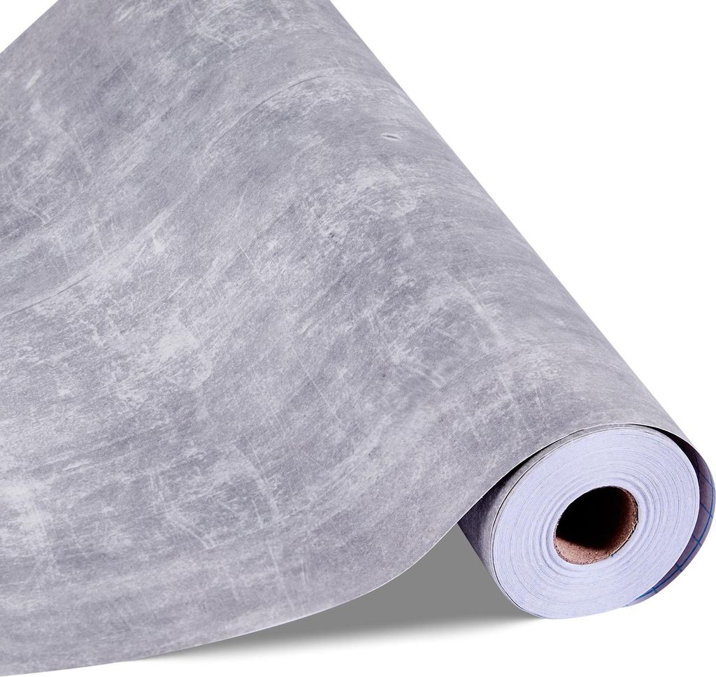 VEVOR Tapete selbstklebend, 45 cm x 15 m, Wandtapete, Klebefolie in Industrie-Stil, Möbelfolie, Möbelaufkleber, dekorative Tapetenrolle für Schl...