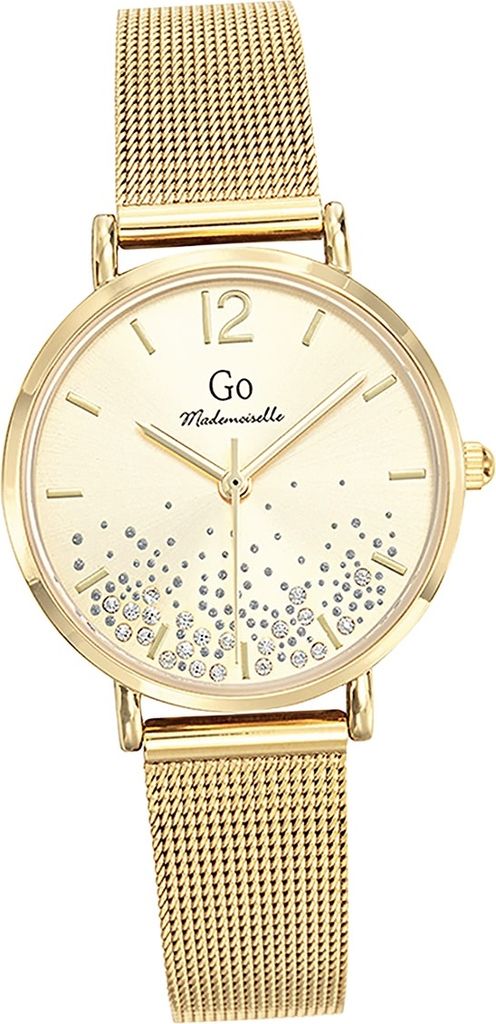 Girl Only Edelstahl Damen Uhr Analog Quarzuhr Armband gold GO D2UGO695435